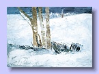 "Birken im Schnee"